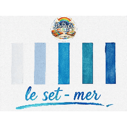 Set 5 pastels : Mer